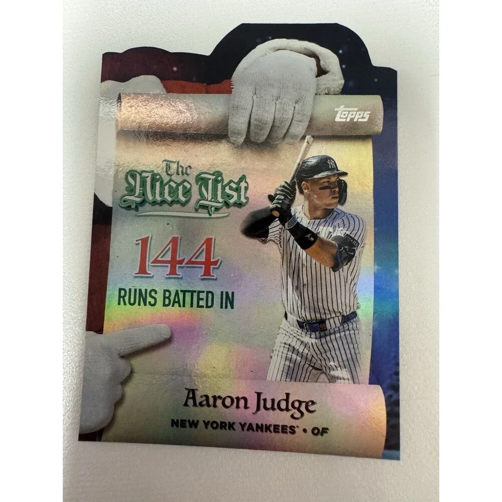 5 Card Bundle Aaron Judge Nice List Combo And Wade Boggs For Fun All Great Shape
